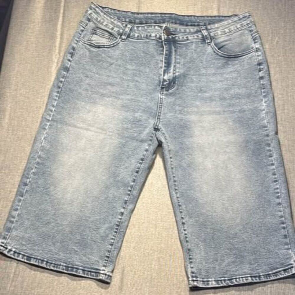Denim Capris, plus size